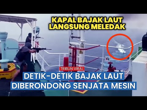 Salah Pilih Target! Kapal Pembajak Meledak Usai Disambut Tembakan Brutal di Tengah Laut thumbnail