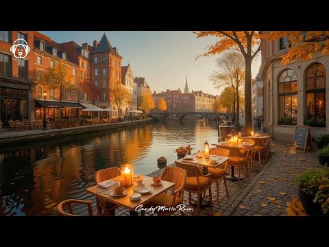 Amsterdam Autumn Café Ambience ?☕ Relaxing Jazz Music & Outdoor Street Sounds for Chill, Study, Work thumbnail