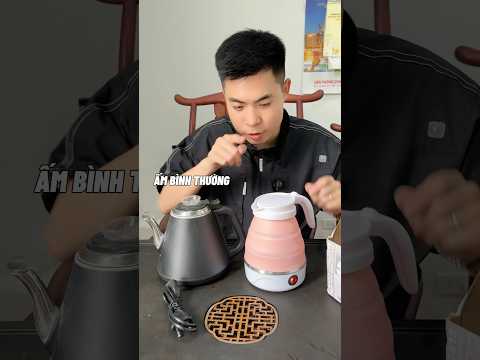Ấm đun nước gấp dọn tiện lợi trên mạng liệu có xịn? - | Đàm Đức Review thumbnail