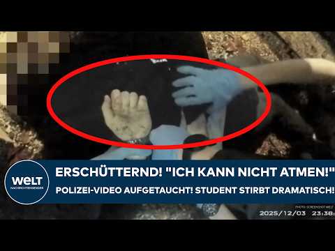 HENRY NOWAK: Erschütternd! "Kann nicht atmen!" Polizei-Video aufgetaucht! Student stirbt dramatisch! thumbnail