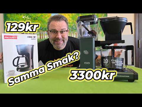 JULA 129 kr vs MOCCAMASTER 3300 kr - Är lyxkaffet värt det? thumbnail