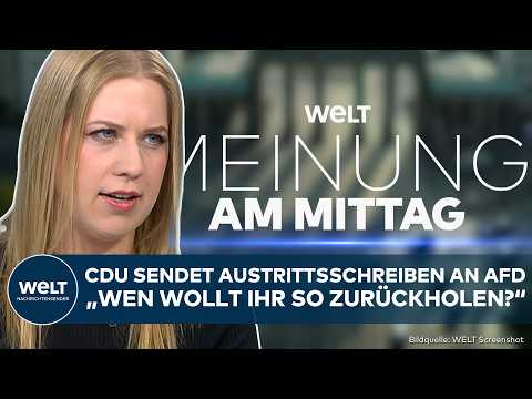 MEINE MEINUNG: CDU verschickt Austritt-Schreiben an AfD! Knallharte Abrechnung an Aktion thumbnail