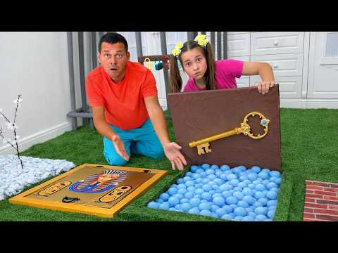 Sofia and Dad Pretend Play Secret Rooms Adventure thumbnail