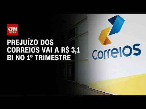 Correios fecha 1º trimestre com prejuízo de R$ 3,1 bilhões | CNN PRIME TIME thumbnail