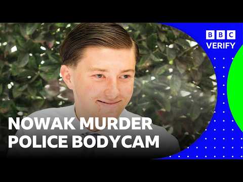 Key moments of police bodycam footage in Henry Nowak murder | BBC News thumbnail