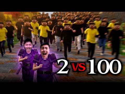 종결템 2명 VS 맨손 시청자 100명 thumbnail