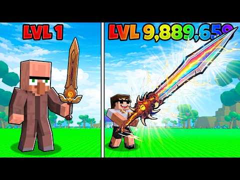 Upgrading from NOOB to GOD Sword in Roblox! thumbnail