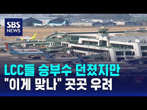 LCC들 승부수 던졌지만.."이게 맞나" 곳곳 우려 / SBS thumbnail