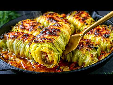 Cabbage Rolls❗️ How to Make Classic Cabbage Rolls (Grandma's Traditional Recipe). Homemade recipes thumbnail