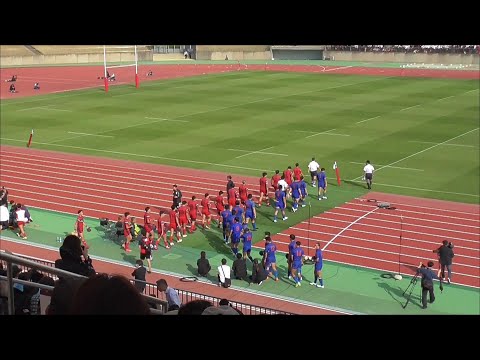 スタメン発表＆選手入場　第１０３回全国高校ラグビー大会長崎県決勝戦　長崎北陽台ＶＳ長崎南山　かきどまり陸上競技場　２０２３１１２３ thumbnail