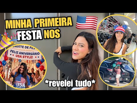 MEU ANIVERSÁRIO NOS 🇺🇸 + REVELEI O TEMA E MOSTREI O LOCAL! 🎈🎂😭🎉 *OLHA ISSO*  thumbnail