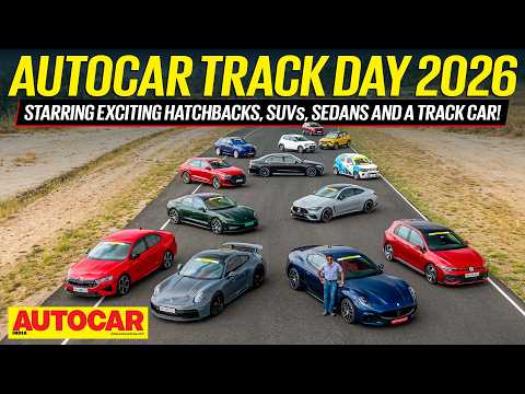 Autocar Track Day 2026 - Narain Karthikeyan drives 13 cars to the limit at CoASTT | Autocar India thumbnail