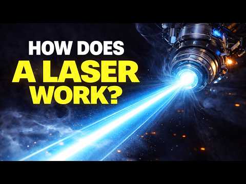 How Does a Laser Work - Stimulated Emission, Population Inversion, Optical Resonator, Applications thumbnail