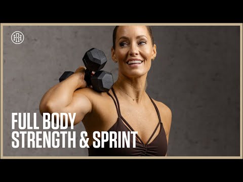 38MIN Full Body Strength + Sprint // Day 55: HR12WEEK 5.0 thumbnail