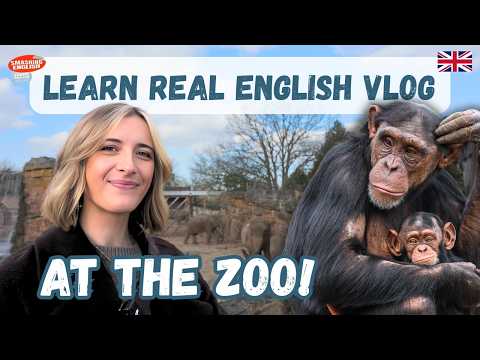 Learn English Vlog - A Day at The UK's BEST Zoo! ?  (B2-C1) thumbnail