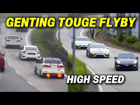 Sportscar Supercar tekan naik Genting, BETUL2 LAJU dan syahdu! - Genting Uphill Touge thumbnail