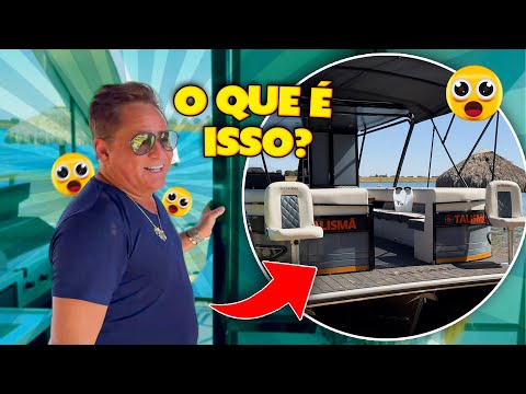 DEI UM BARCO DE PRESENTE PARA O MEU SOGRO LEONARDO!! thumbnail