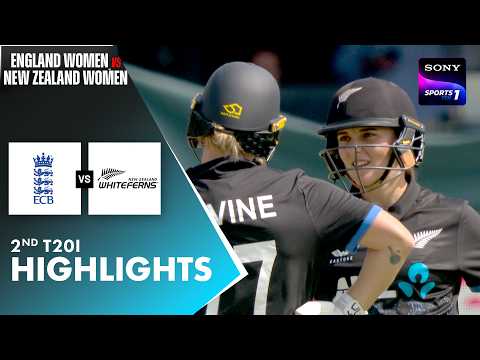 ENG W vs NZ W | 2nd T20I | Highlights | New Zealand Women's Tour Of England 2026 thumbnail