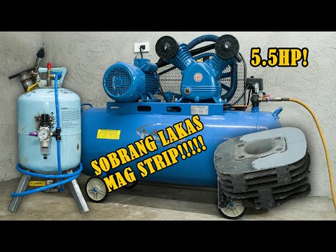 My DIY Mini sandblaster at bagong compressor unboxing thumbnail