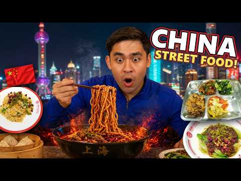 I Tried CHINA's Spiciest Noodles🇨🇳 24 Hour Chinese Food Tour in Shanghai! thumbnail