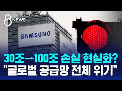 '최대 100조 손실' 현실화?..'도미노 충격' 우려 / SBS 8뉴스 thumbnail