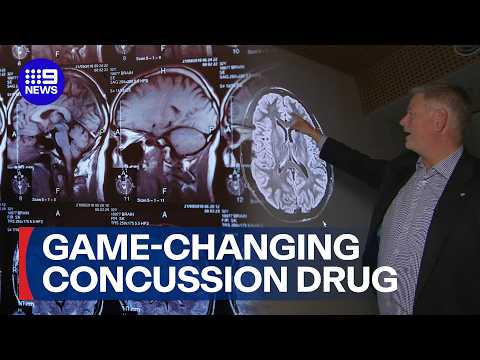 Game-changing concussion drug being developed in Adelaide | 9 News Australia thumbnail