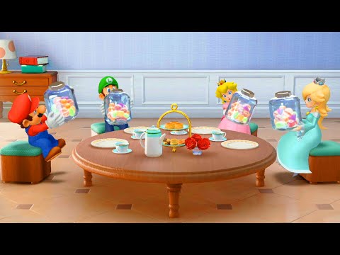 Super Mario Party - Minigames-  Mario vs Peach vs Luigi vs Rosalina (Master CPU ) thumbnail