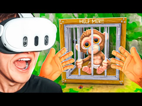 Ich wurde als AFFE im ZOO EINGESPERRT!? - I Am Monkey VR thumbnail