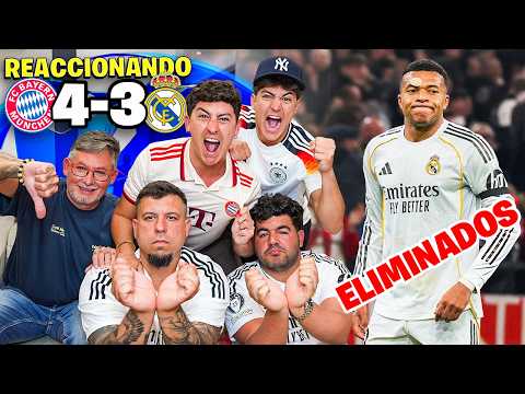 REACCIONANDO al BAYERN MÚNICH 4-3 REAL MADRID *ROBO al MADRID y ELIMINADOS* thumbnail