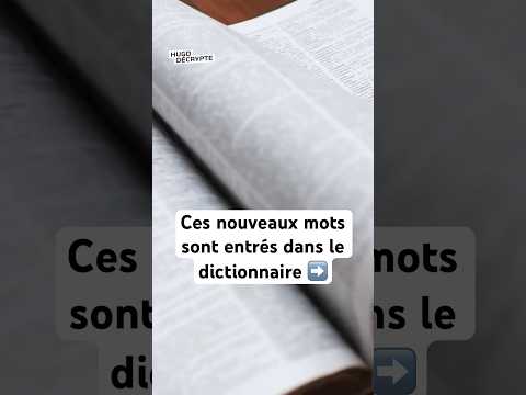 Ces nouveaux mots sont entrés dans le dictionnaire (actus du 12/05) thumbnail