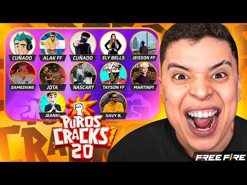 DIA 1 : ¡TORNEO DE YOUTUBERS DE FREE FIRE! 🔥 * PROS VS CREADORES * 🔥 TORNEO PUROS CRACKS !!! thumbnail