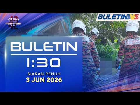Lima Sekeluarga Maut, Kereta Terbabas Rempuh Paip Air | Buletin 1.30, 3 Jun 2026 thumbnail