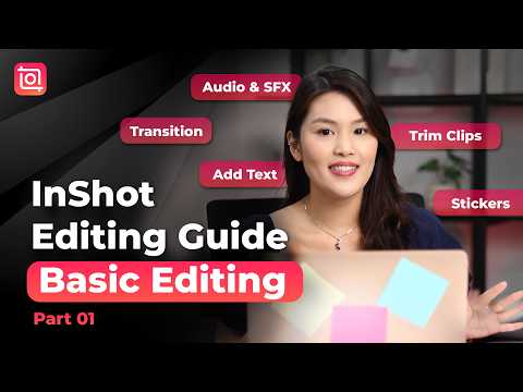 InShot Editing Guide Part.01 🎬 Basic Editing for Beginners | InShot Video Editing Tutorial thumbnail