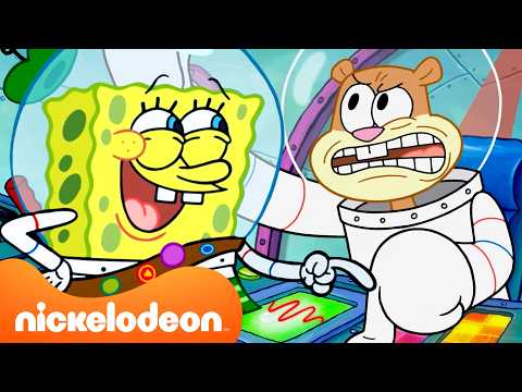 SpongeBob | 60 Menit SpongeBob Meninggalkan Bikini Bottom 👋 | Nickelodeon Bahasa thumbnail