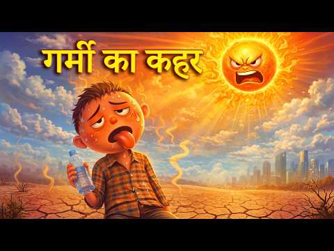 GARMI KA QAHAR (गर्मी का कहर) MSG TOONS Comedy Funny Video thumbnail