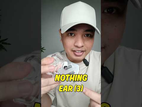 Nothing Ear (3). May built-in mics sa case! Para daw mas klaro pag nagsalita ka. Or kumanta. 🤣 thumbnail