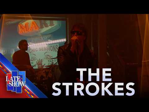 “Falling Out Of Love” - The Strokes (LIVE on The Late Show) thumbnail