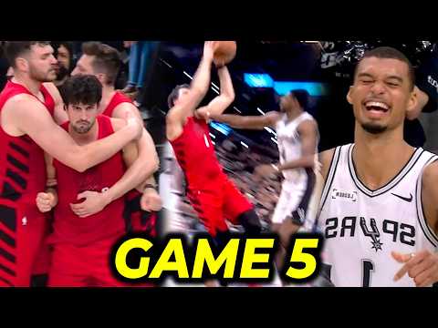 Nagkagulo sa Game 5, magsusuntukan si Fox at Deni | Spurs vs Blazers, Wemby BLOCK Party! thumbnail