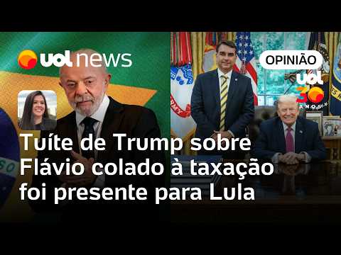 Tuíte de Trump sobre Flávio Bolsonaro colado à taxação foi presente para Lula | Carla Araújo thumbnail