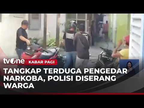 Polisi Diserang Warga Medan saat Tangkap Terduga Pengedar Narkoba | Kabar Pagi thumbnail