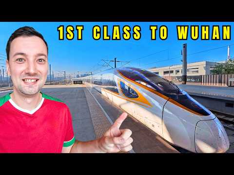 $100 1st Class High-Speed Train To Wuhan, China 🇨🇳 thumbnail