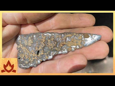 Primitive Technology: Iron knife made from bacteria thumbnail