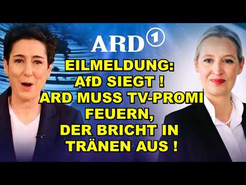EIL: AfD SIEGT! ARD FEUERT TV-PROMI!  thumbnail