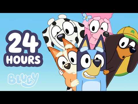 🔴LIVE: Best of Bluey's Friends and Family ☺️ 💛 | 24 HOURS | Playtime Moments | Bluey thumbnail