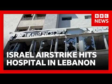 Israeli airstrike at hospital in Lebanon kills medical staff and injures 127 people | BBC News thumbnail
