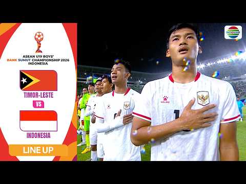 Timor-Leste vs Indonesia - Line Up & Kick Off | ASEAN U19 Boys' Bank Sumut Championship 2026 thumbnail