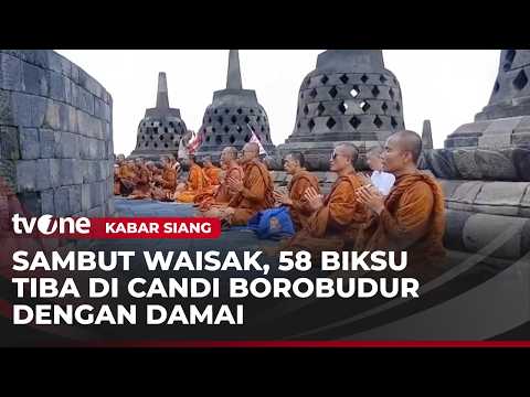 58 Biksu dari 4 Negara Ikuti Walk For Peace | Kabar Siang thumbnail
