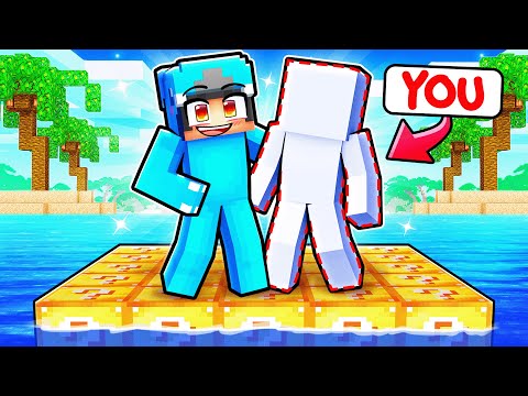 YOU Join Omz’s LUCKY BLOCK RAFT in Minecraft! thumbnail