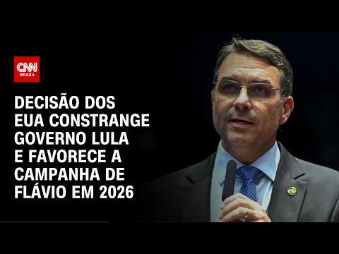Decisão dos EUA CONSTRANGE governo LULA e favorece a campanha de FLÁVIO em 2026; veja debate thumbnail