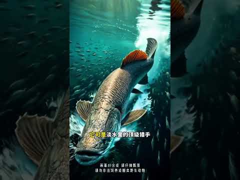为什么巨骨舌鱼每隔10分钟，就得浮出水面呼吸？ #巨骨舌鱼 #动物科普 thumbnail